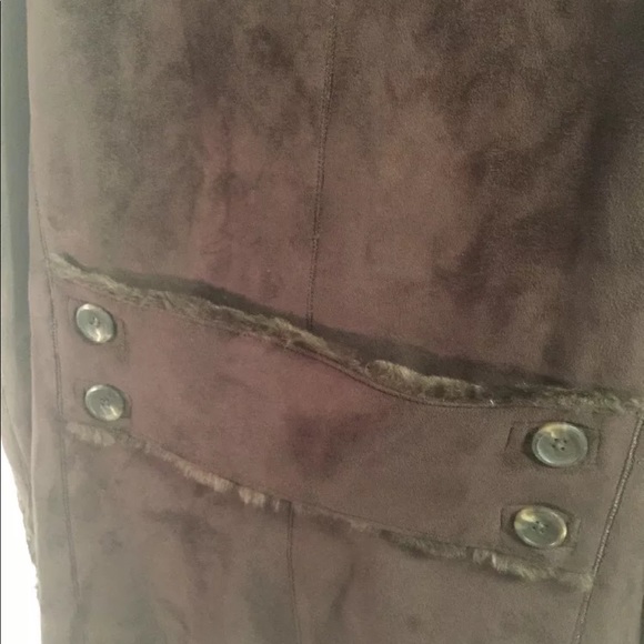 calvin klein suede coat - Picture 6 of 8